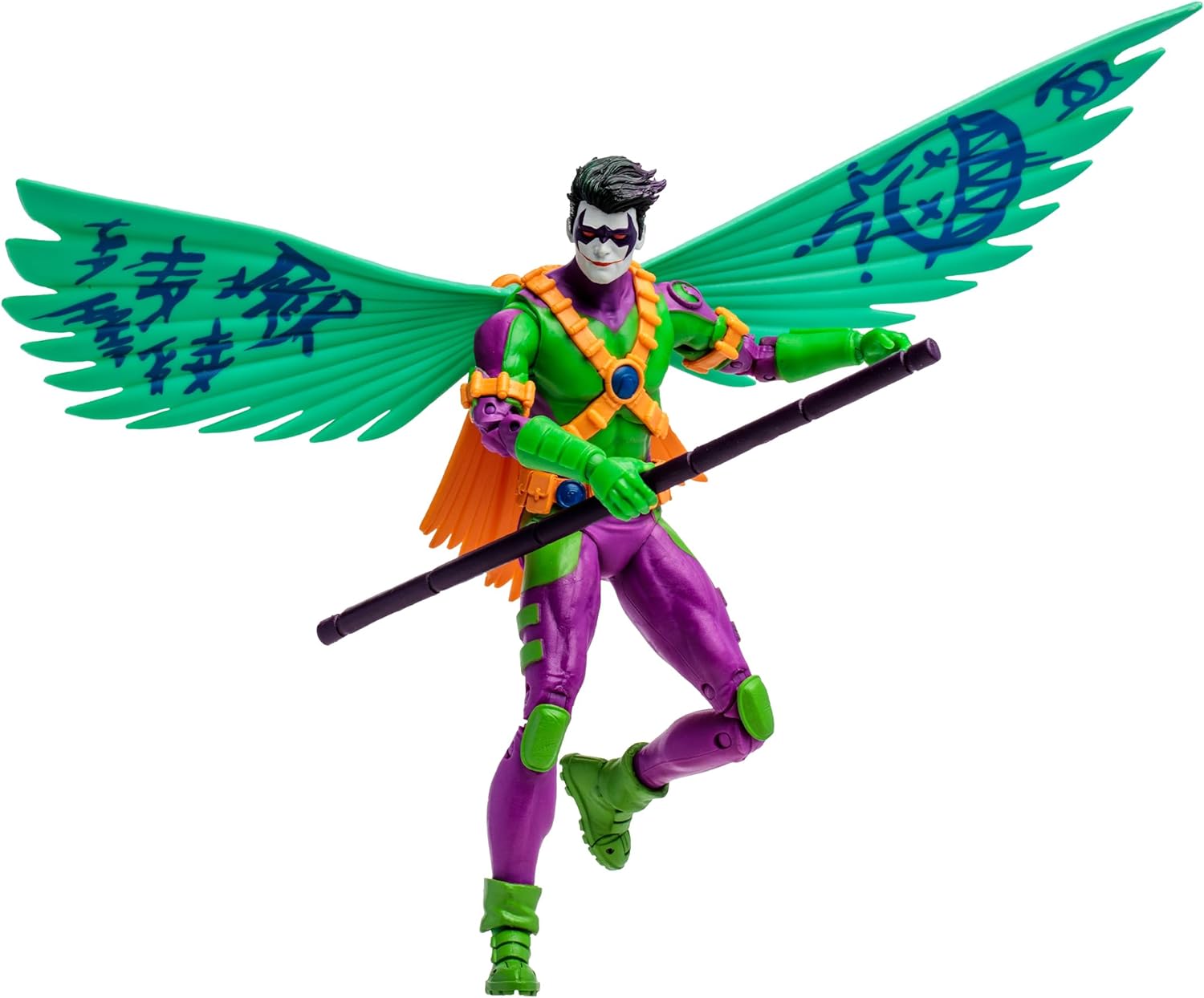 McFarlane Toys - DC Multiverse Red Robin (Jokerized) Gold Label, 7in Action Figure