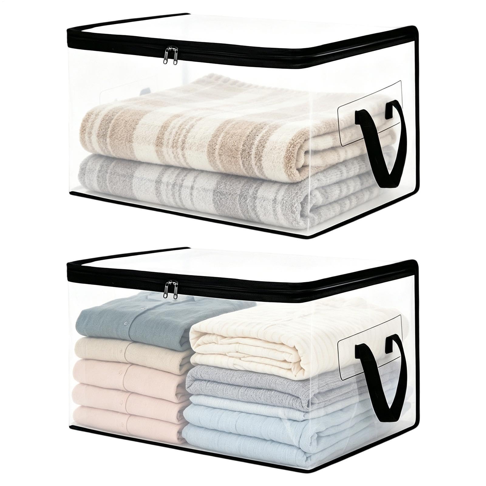 Bolsas plegables resistentes organizador de almacenamiento de ropa de invierno para debajo de cama