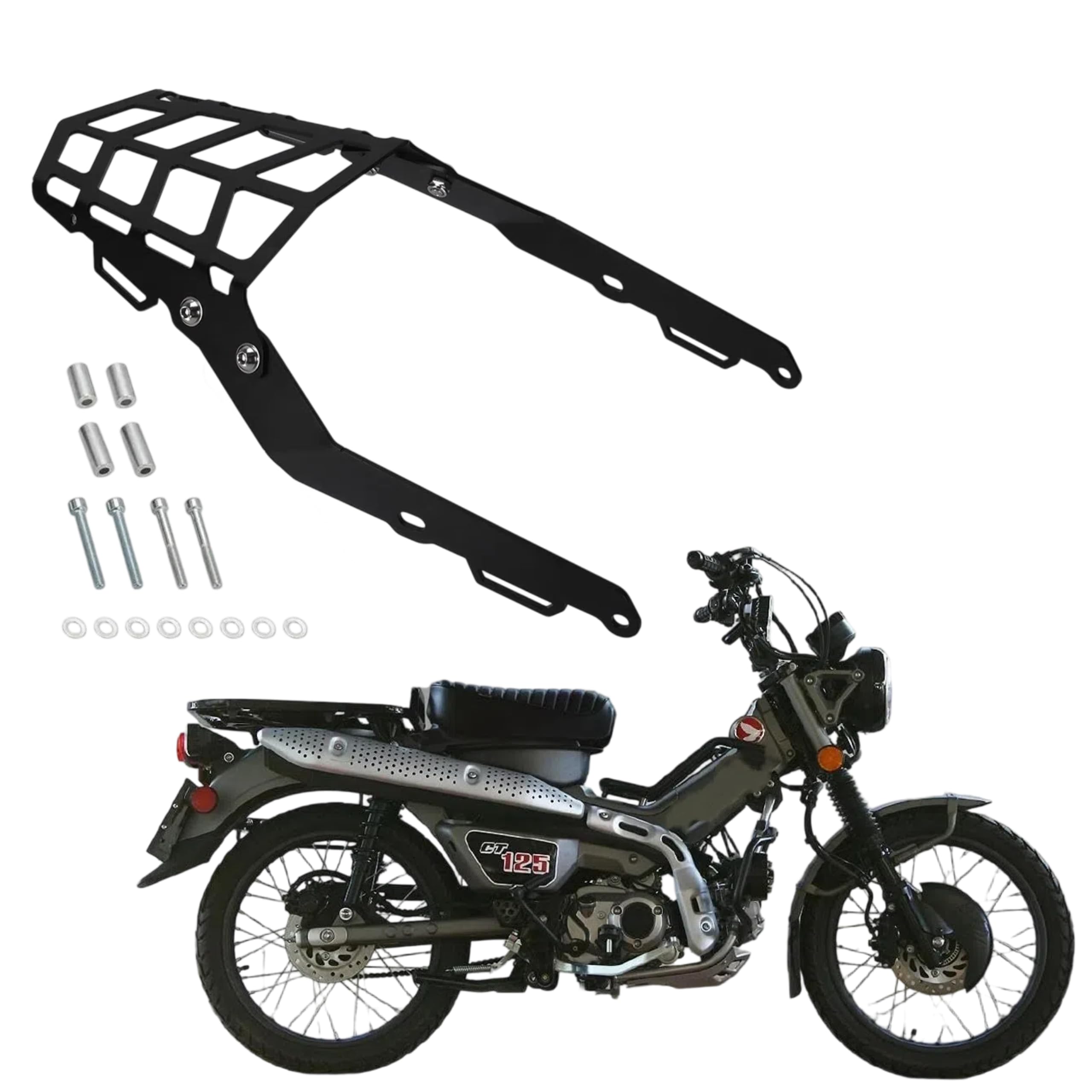 Amazon | Eiksouvi ホンダ GROM/MSX125/Monkey125 リアキャリア 