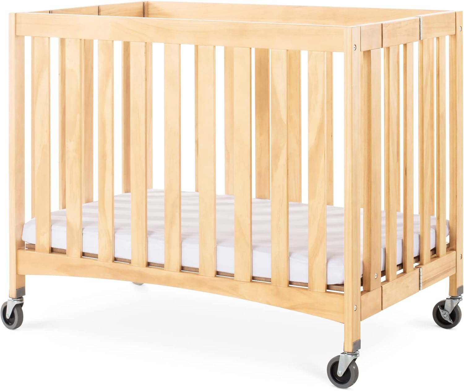 Foundations Travel Sleeper Compact Folding Wood Crib, 2