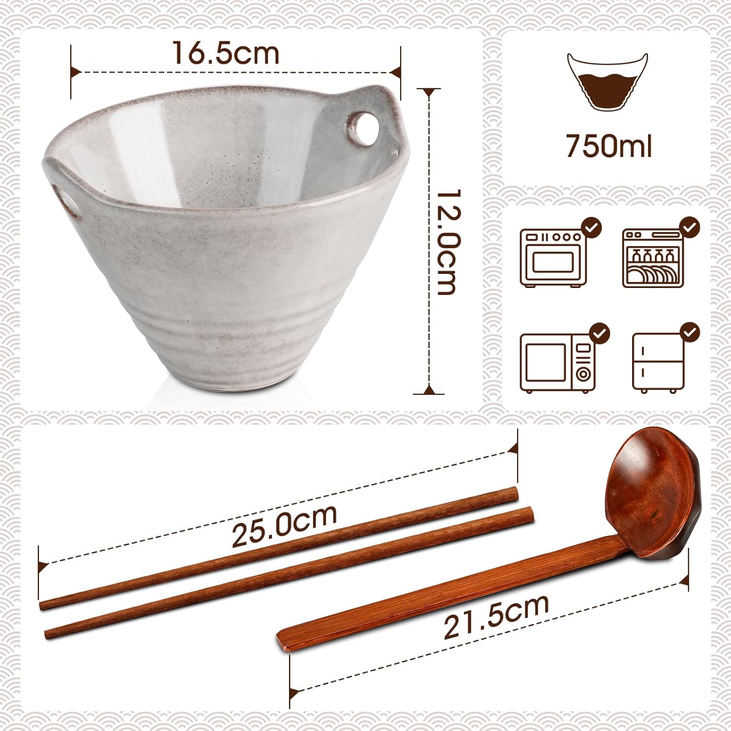 Entdecken Sie das NUTRIUPS Ramen Schüssel Set – Perfekt für Ihre Lieblingsgerichte!