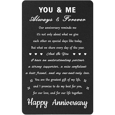 Sentimental Anniversary Card for Your Loved One