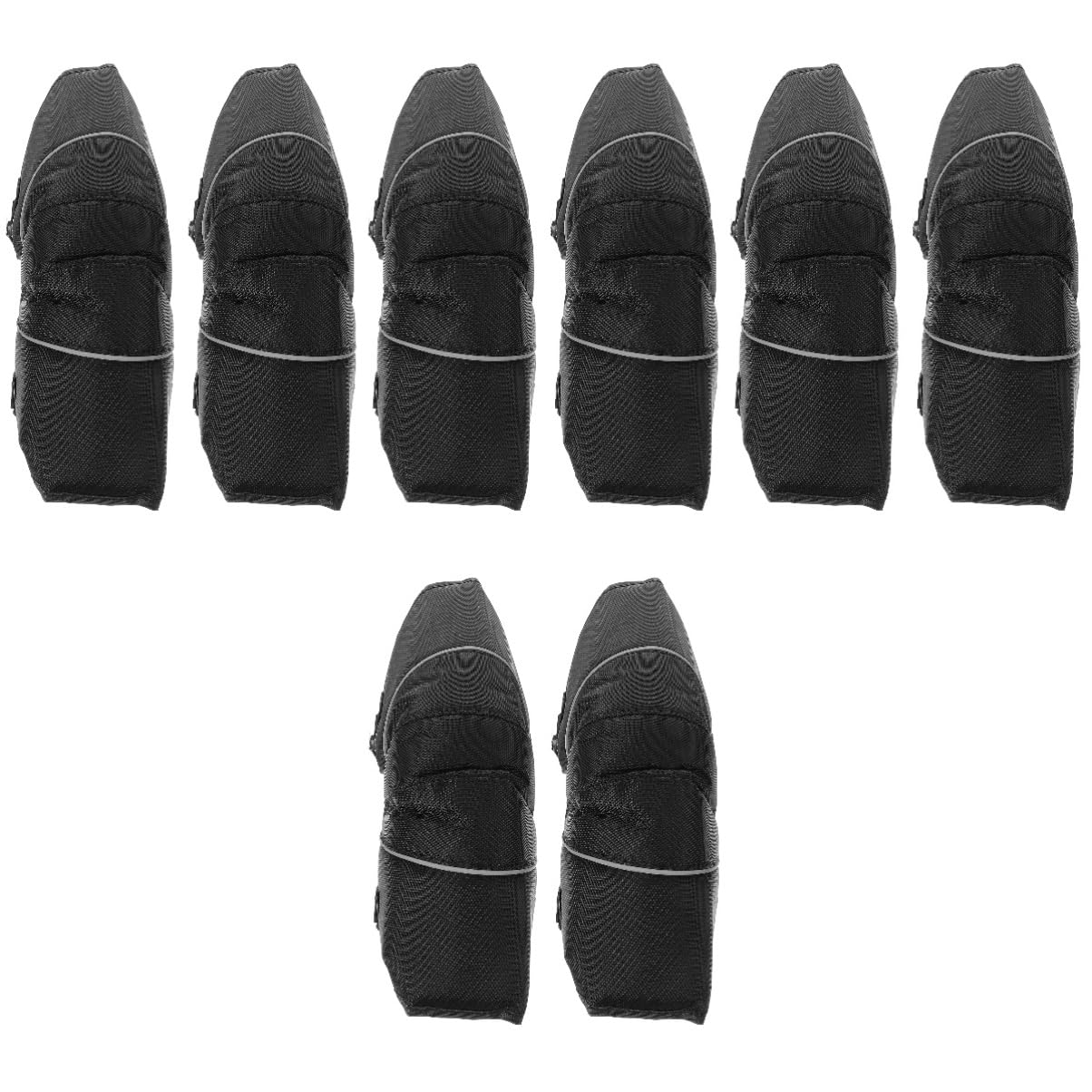 VANZACK 4sets Adjustable Motorcycle Knee Pads Comfortable Protective Gear for Riding Cycling and Outdoor Sports Lightweight Pu Material Absorption and Stability 2pcs*4