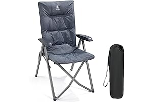EVER ADVANCED Folding Chair with Back Support