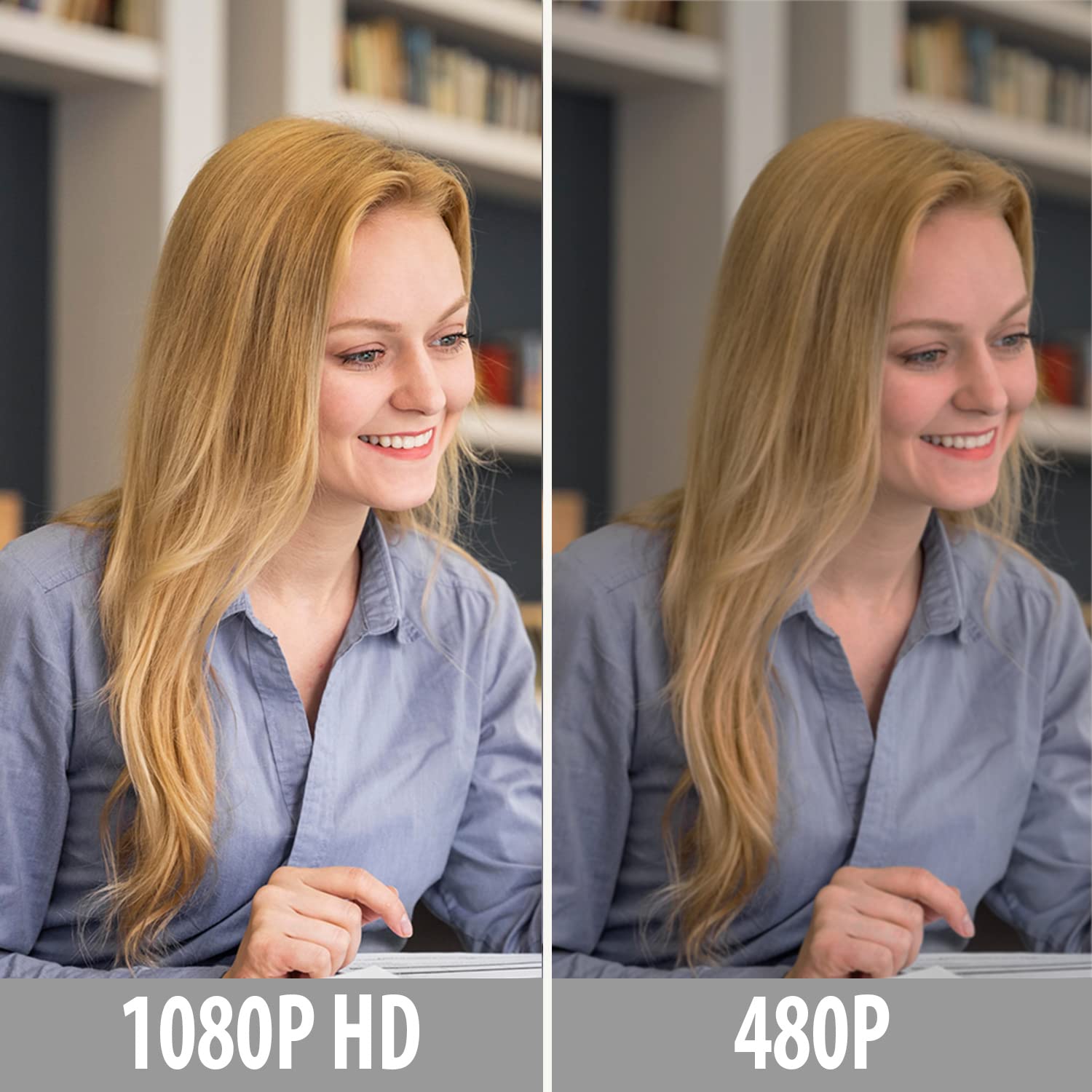 Adesso CyberTrack H4-TAA 1080P HD Cámara web USB con micrófono incorporado compatible con TAA