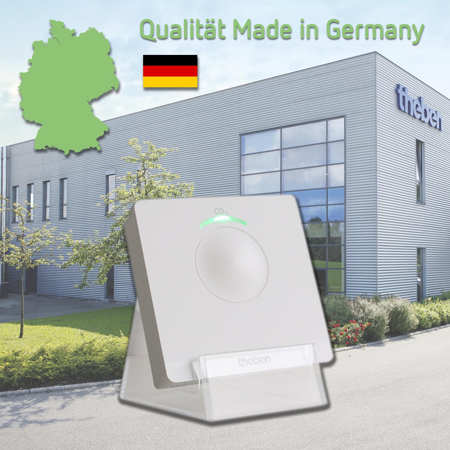 Theben AMUN 716 CO2 Sensor Luftgütemonitor CO2 Melder