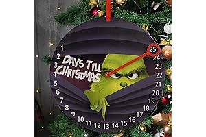 CHEFAN Christmas Decoration, Countdown to Christmas, 10.5 inches