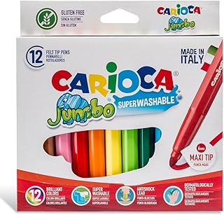 Carioca Jumbo Felt Tip Pens 12 Units 40565