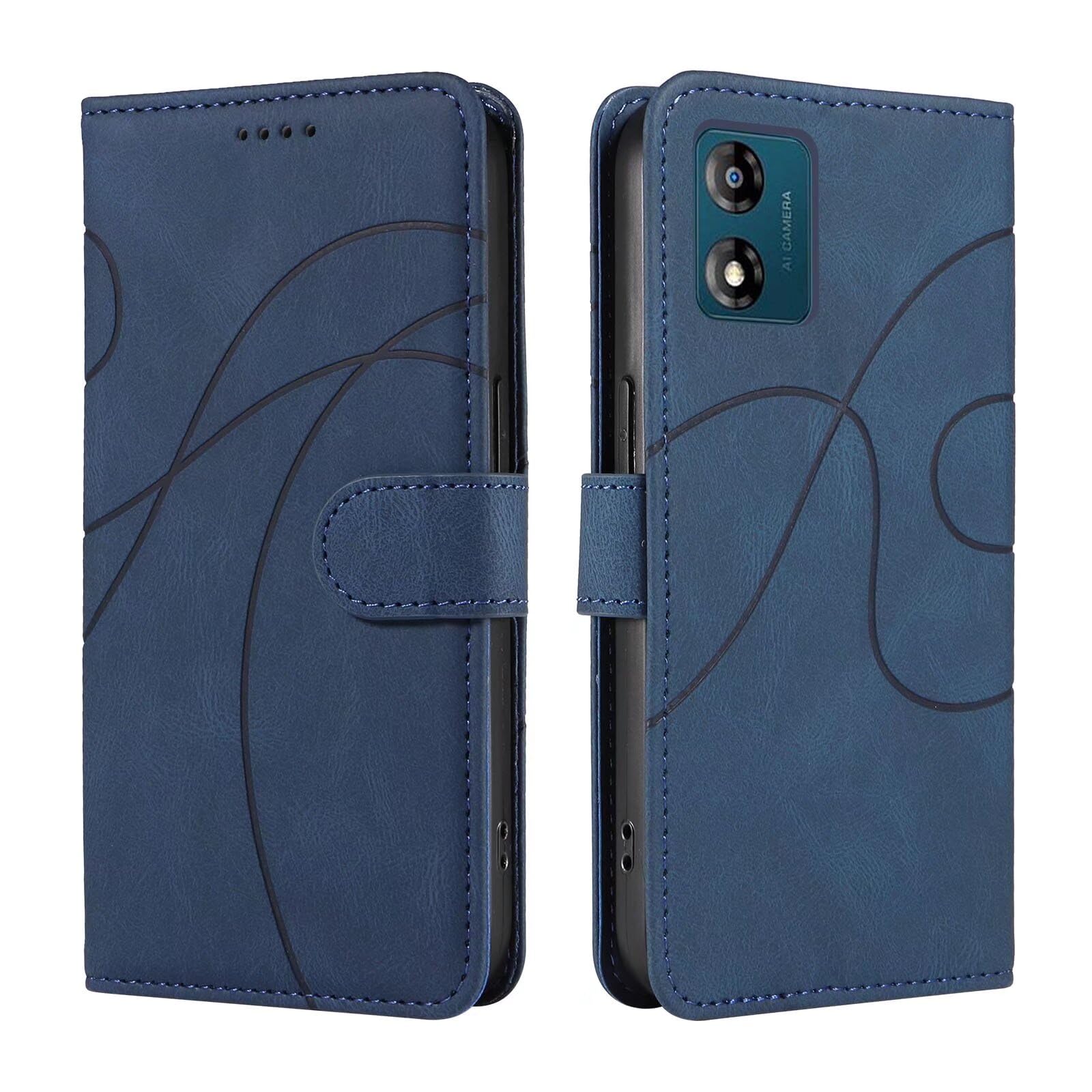 Bnvdfre for Motorola Moto E13 Case Flip Wallet Phone Cover PU Leather Shockproof Card Holder Magnetic Stand Protective Case for Motorola Moto E13