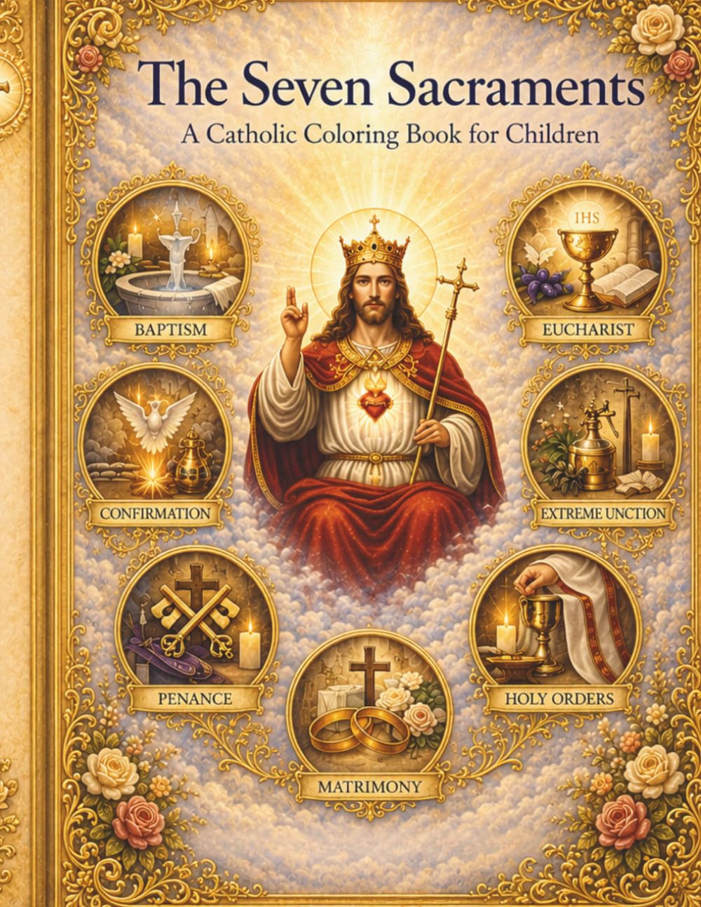 The Seven Sacraments: A Catholic Coloring Book for Children