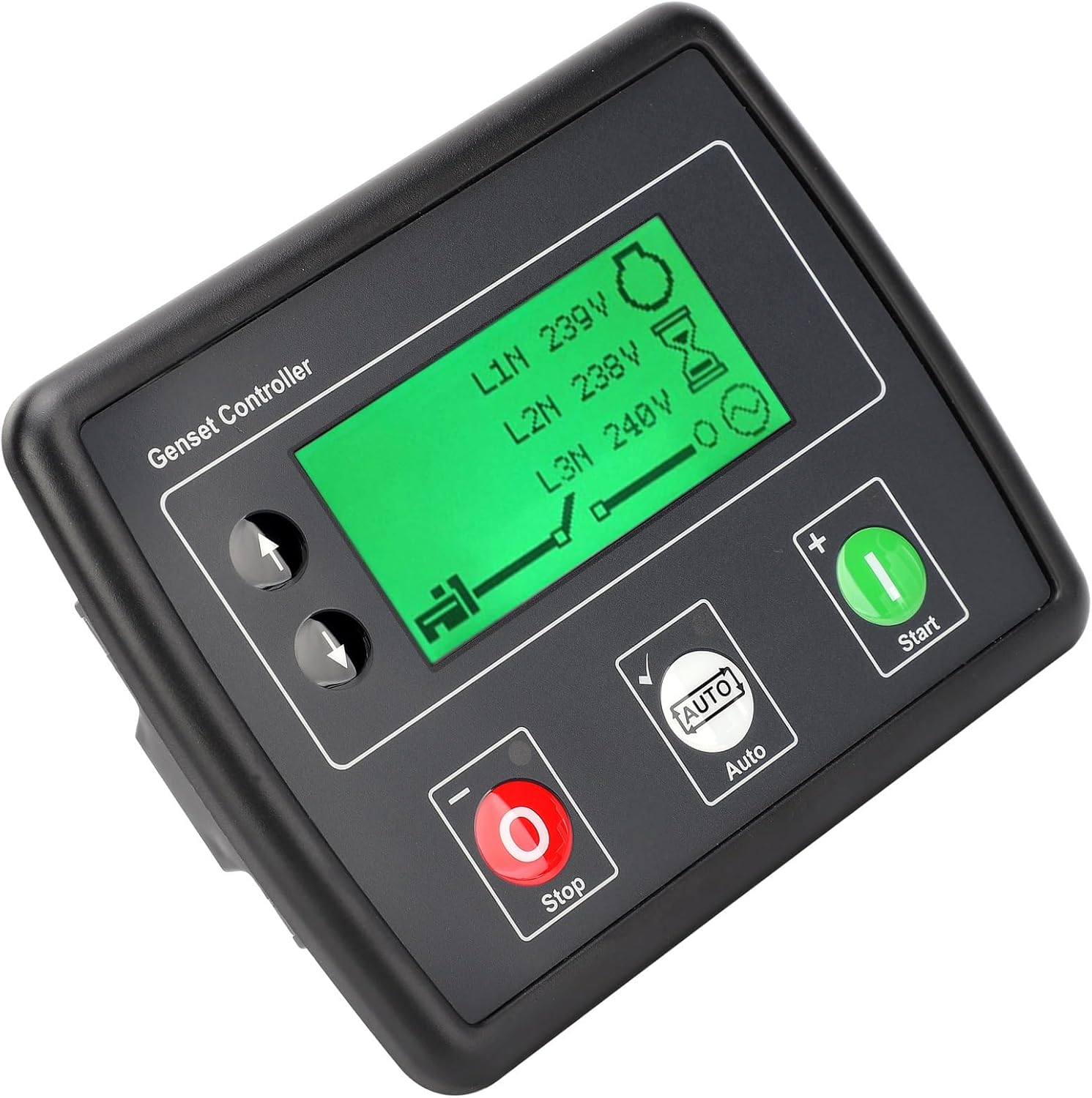 Auto Mains Failure Control Module Self Starting LCD Protection Generator Controller for Home Backup Power