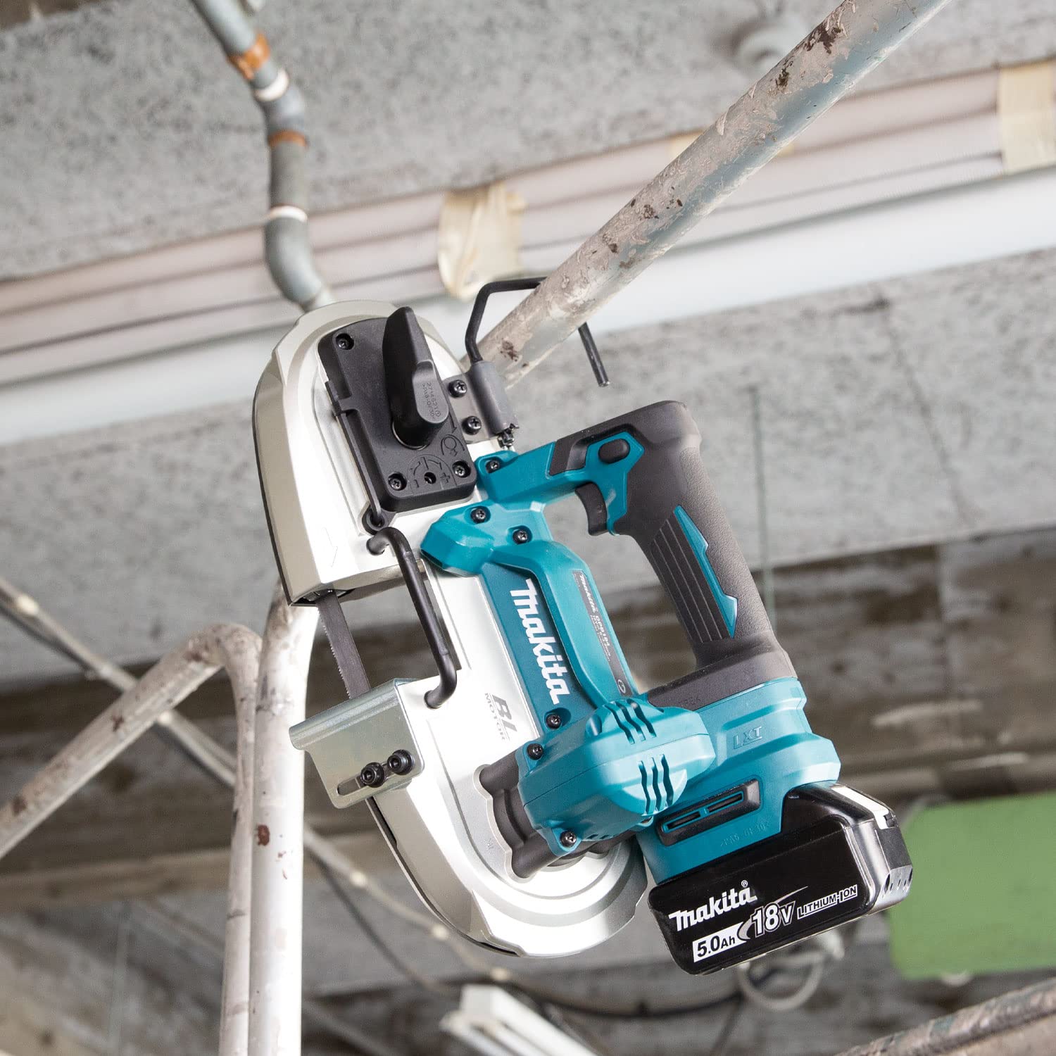 Makita DPB183Z Sega a Nastro 18 V Batteria, senza batterie e senza caricabatterie