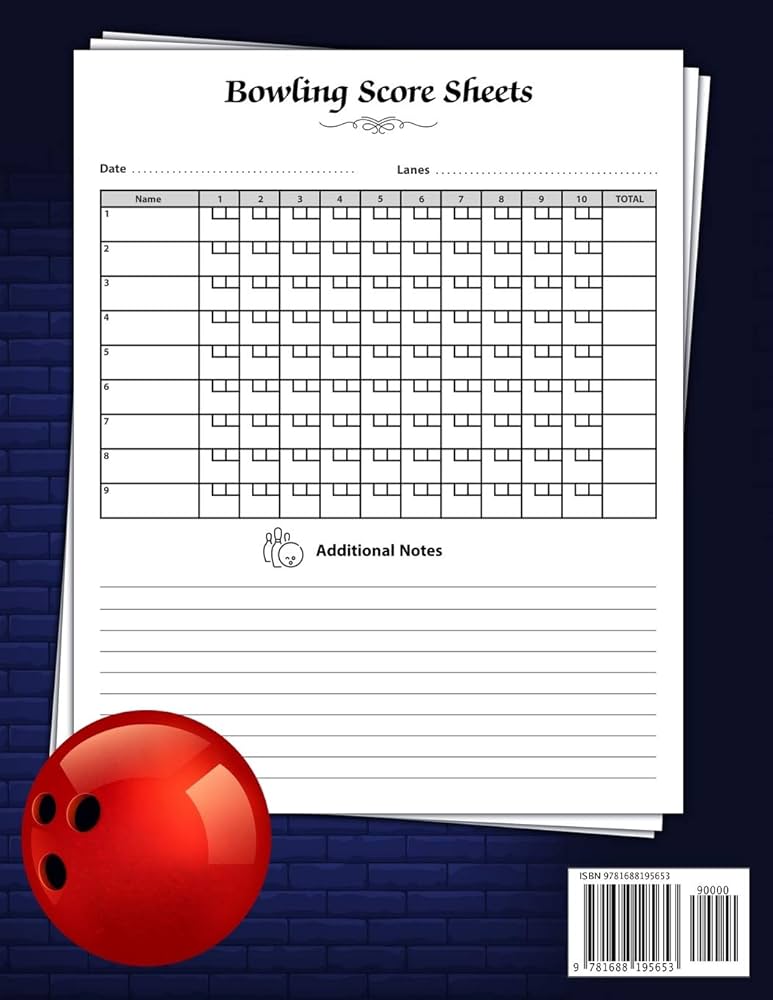 bowling-score-sheet-bowling-game-record-book-118-pages-purple-ball-striking-design-notebooks-amazing-9781688195653-amazon-com-books for Free Printable Printable Bowling Score Sheet Bowling Score Sheet: Bowling Game Record Book | 118 Pages | Purple Ball Striking Design: Notebooks, Amazing: 9781688195653: Amazon.com: Books for Free Printable Printable Bowling Score Sheet