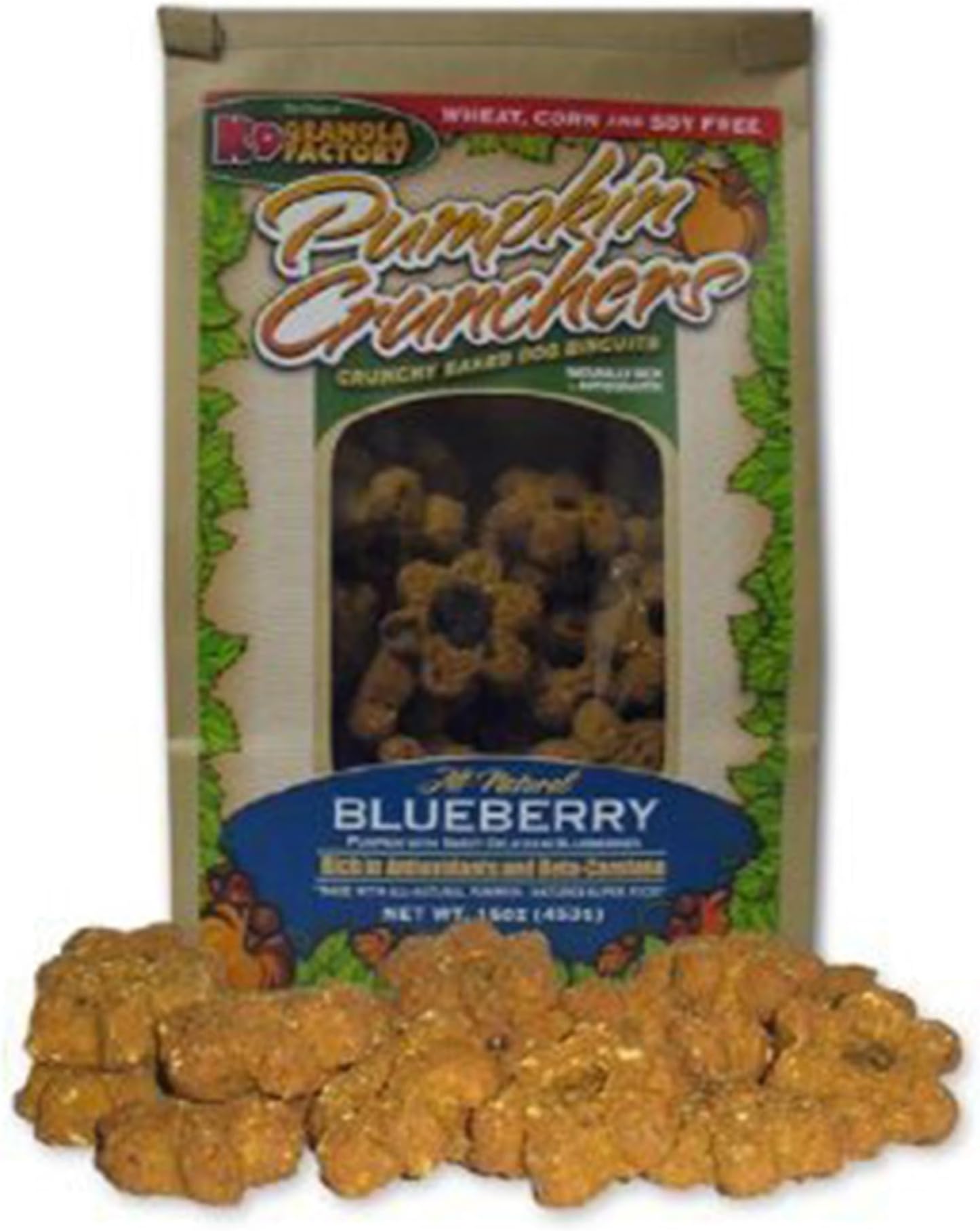 K9 Granola Factory Blueberry Pumpkin Crunchers (2Pack)