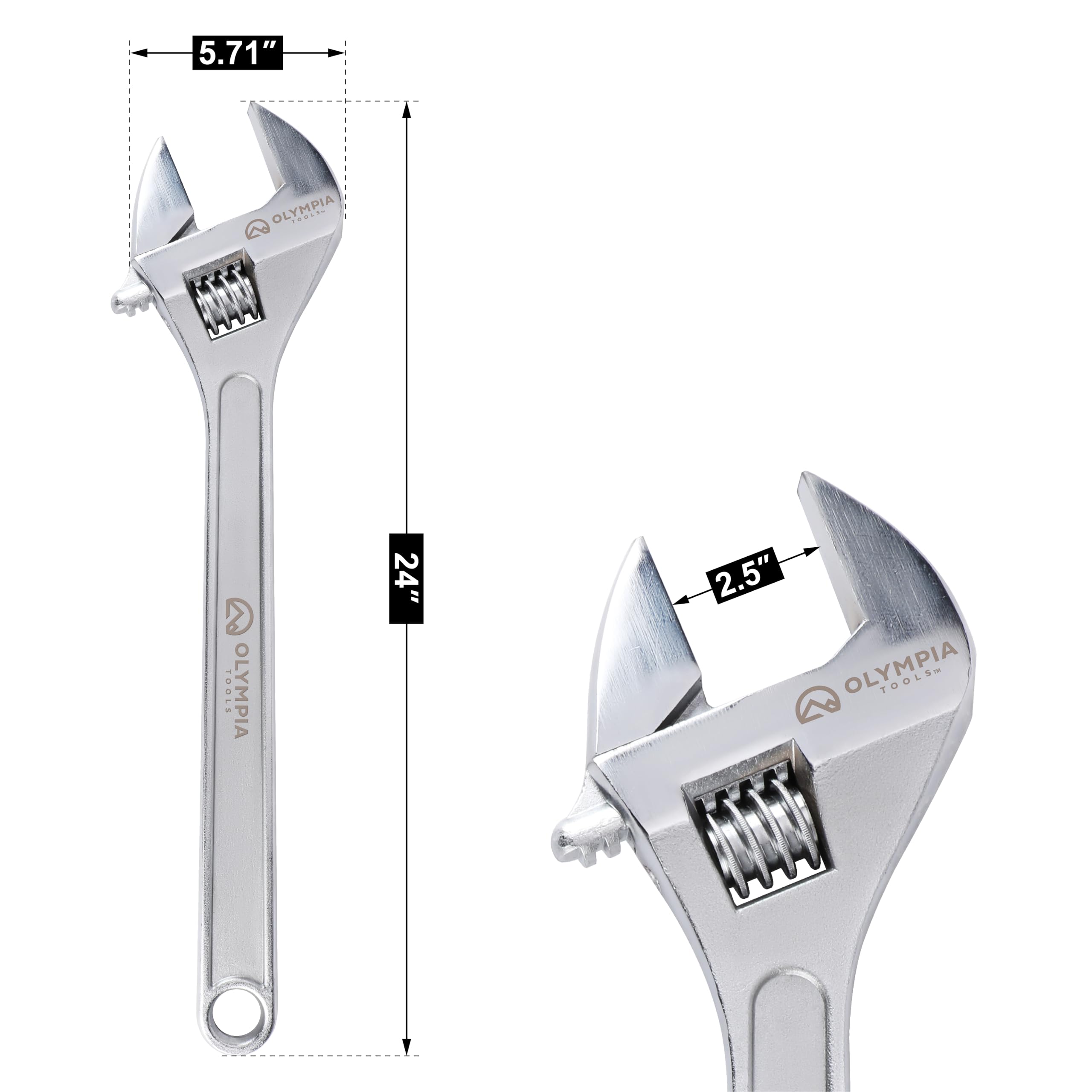 Olympia Narzędzie 01-024 Klucz nastawny 61 cm