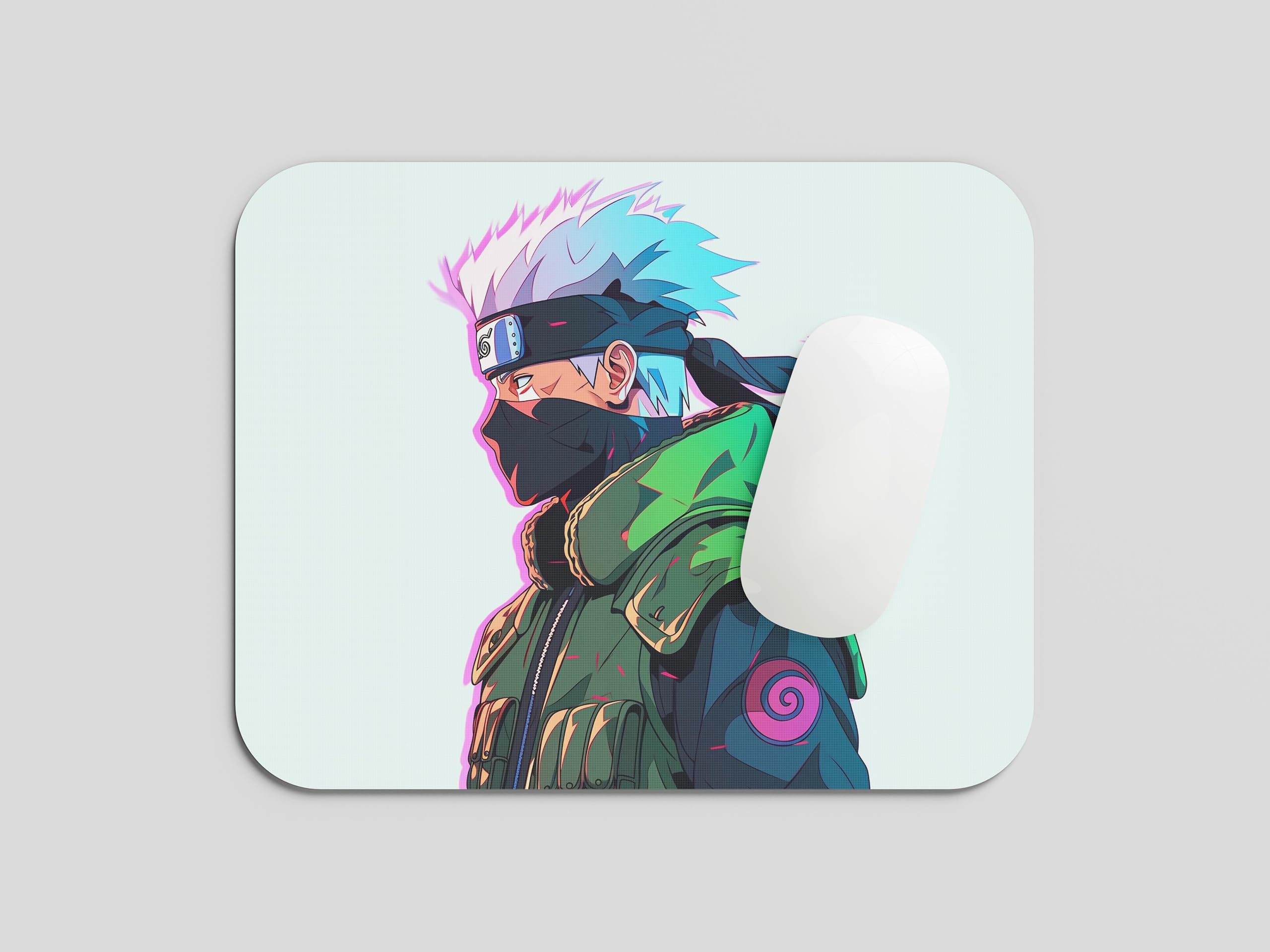 TURTLEWINGS Naruto Anime Designs Mouse Pad (Kakashi)