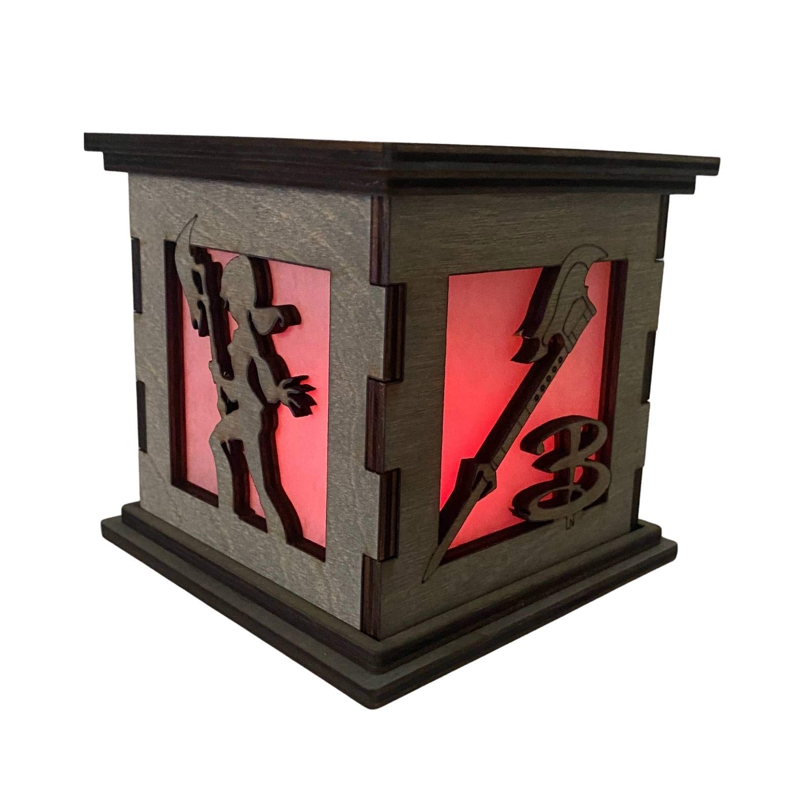 AllTru2UAllTru2U Buffy The Vampire Slayer Decorative Light Up Box | Slayer Scythe Desk Light | Night Light | Nerdy Shelf Décor | Handmade in The USA