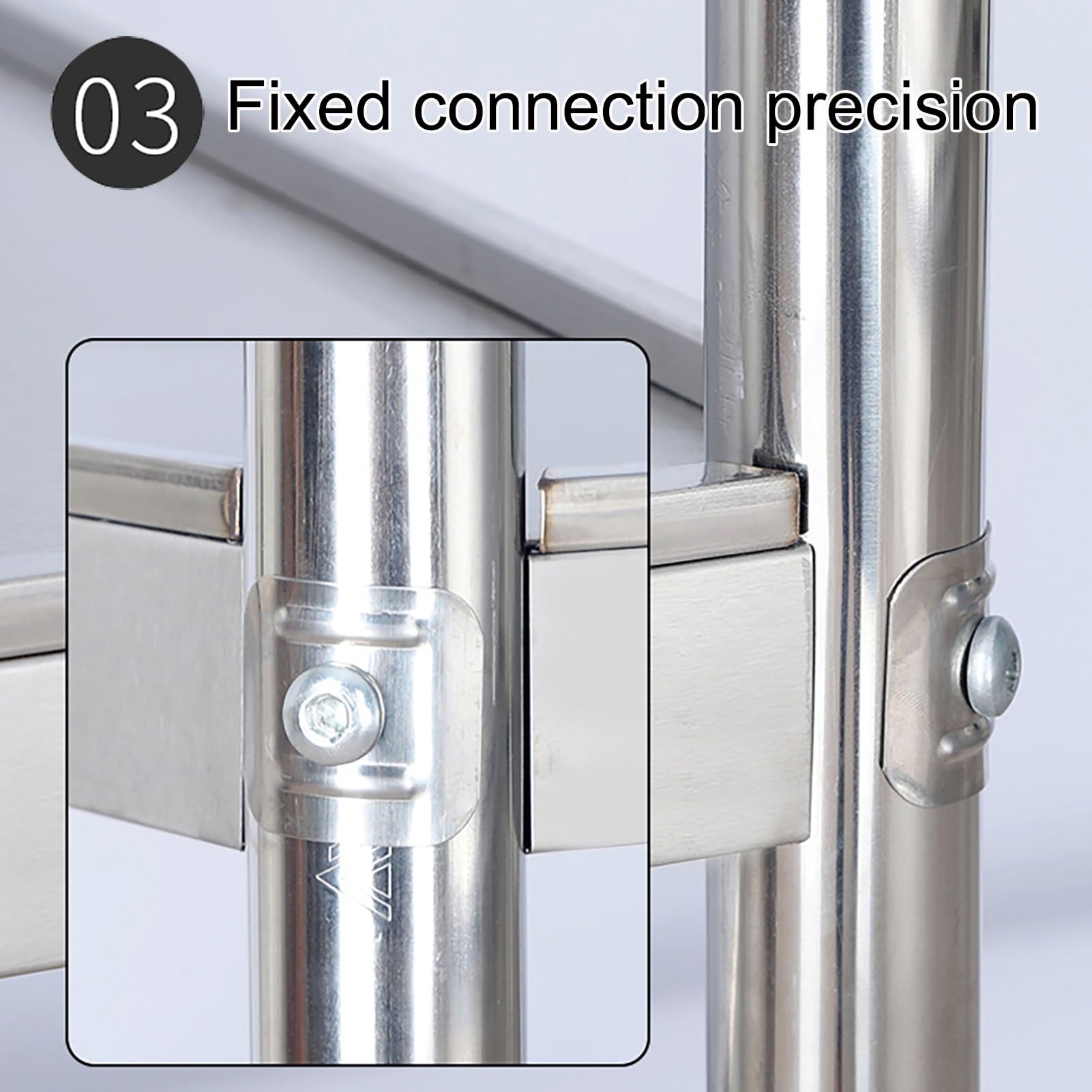 Carrello da Laboratorio con Ruote a 3 Ripiani, Tavolo da Lavoro e Preparazione Commerciale, Carrello da Lavoro in Acciaio Inox con Ruote, per Ristorante, Magazzino, c,70cm/28in