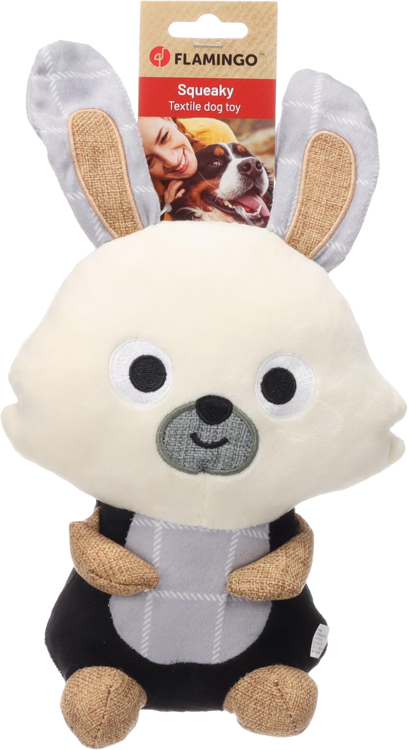 Flamingo TOY KOPPO RABBIT BEIGE 17x9x29CM