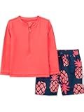 Baby-Boys Swimsuit Trunk and Rashguard Set