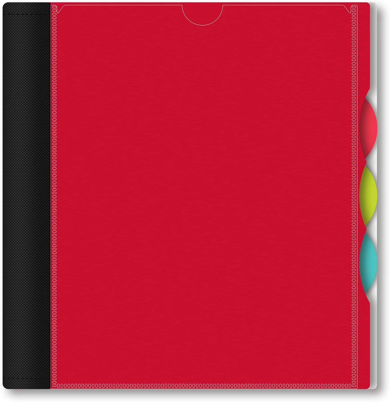"iScholar iQ Poly Fashion Cover 10 Subject Notebook, College Ruled, 11"" x 8.5"", 250 Sheets, Designs Will Vary (58912)", fashion print dark