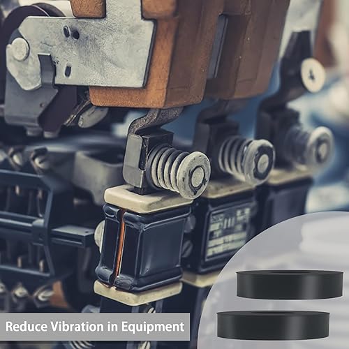 Miniatura 4 de 12 espaciadores de goma multiusos de 1 12 pulgadas de diámetro exterior x 12 pulgadas de diámetro interior x 38 pulgadas de grosor, buje de goma