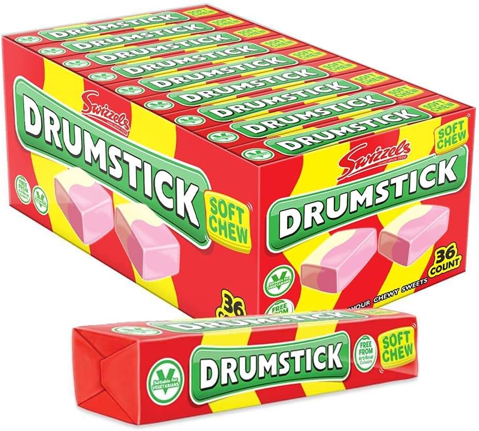 Swizzels Drumstick Chews Original Stick Packs 43g x 36