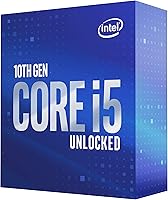 Vista 10 de Intel Core i5-10600K Desktop Processor 6 Cores up to 4.8 GHz Unlocked LGA1200 (Intel 400 Series Chipset) 125W