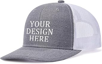 Custom Hats Bulk - Design Add Your Own Logo/Text/Photo Personalized Customized Trucker Caps Funny Gifts for Men Women