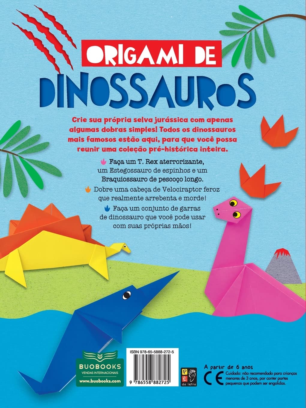 Origami de dinossauros