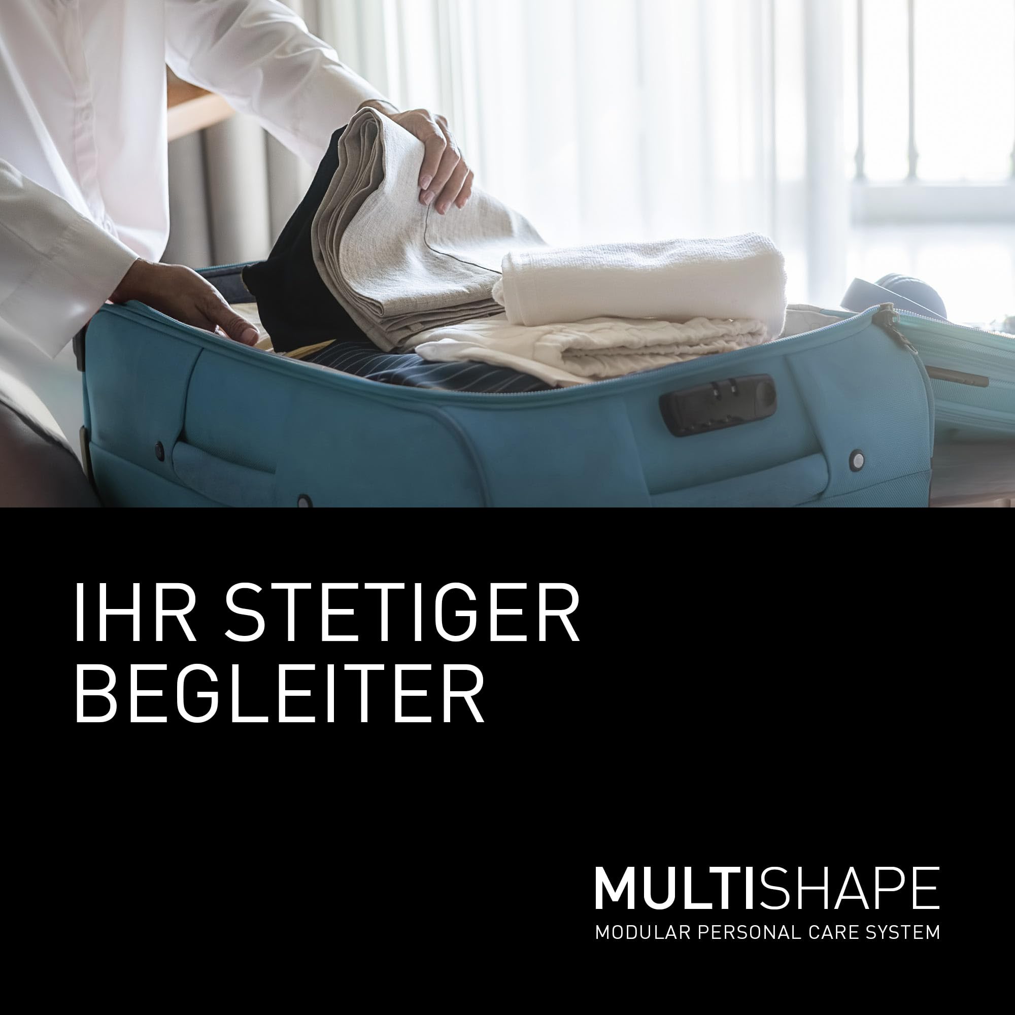 Panasonic Multishape ER-CBL1 Handstück, Lithium-Ionen-Akku, Schwarz