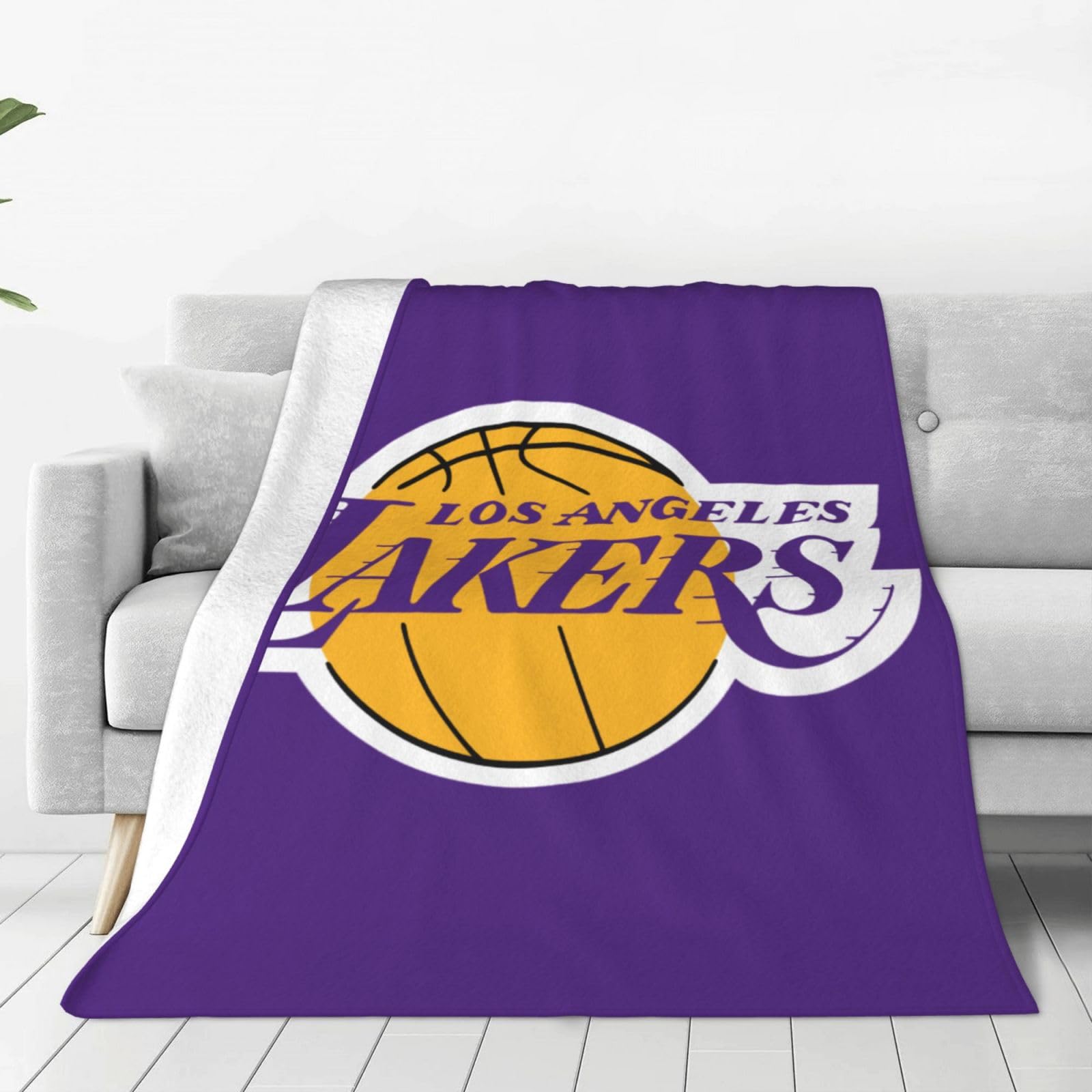 Amazon｜ロサンゼルスレイカーズ 毛布 ブランケット 大判 ひざ掛け