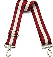 Vista 37 de Correa para bolso con herrajes dorados de repuesto, correa para bolso cruzado, correa ancha ajustable para colgar al hombro