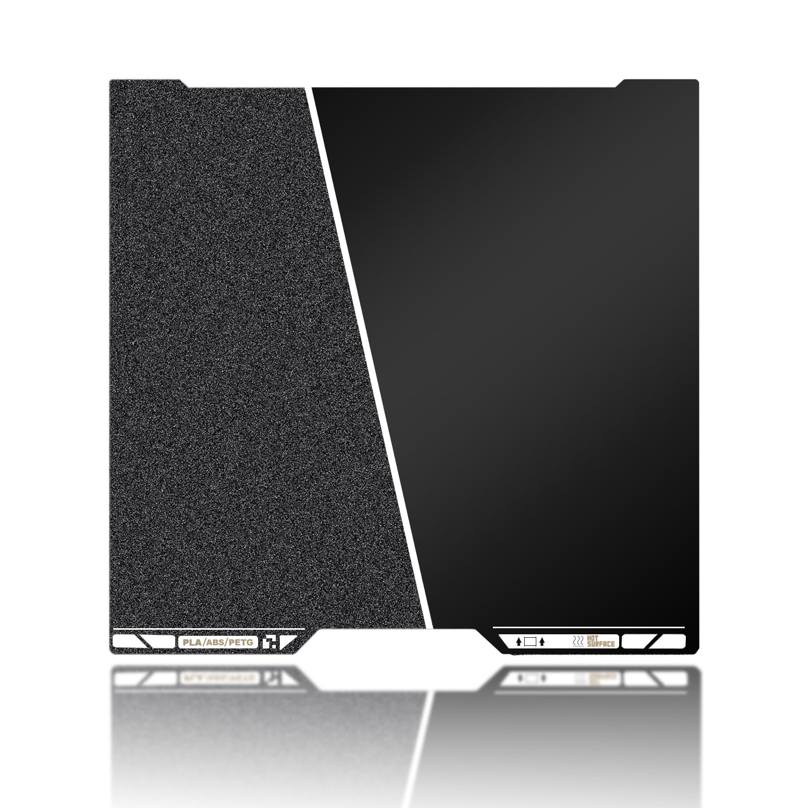 Henaiser 355x346mm Build Plate Double Sided Sheet Textured PEI + Smooth PEI Flex