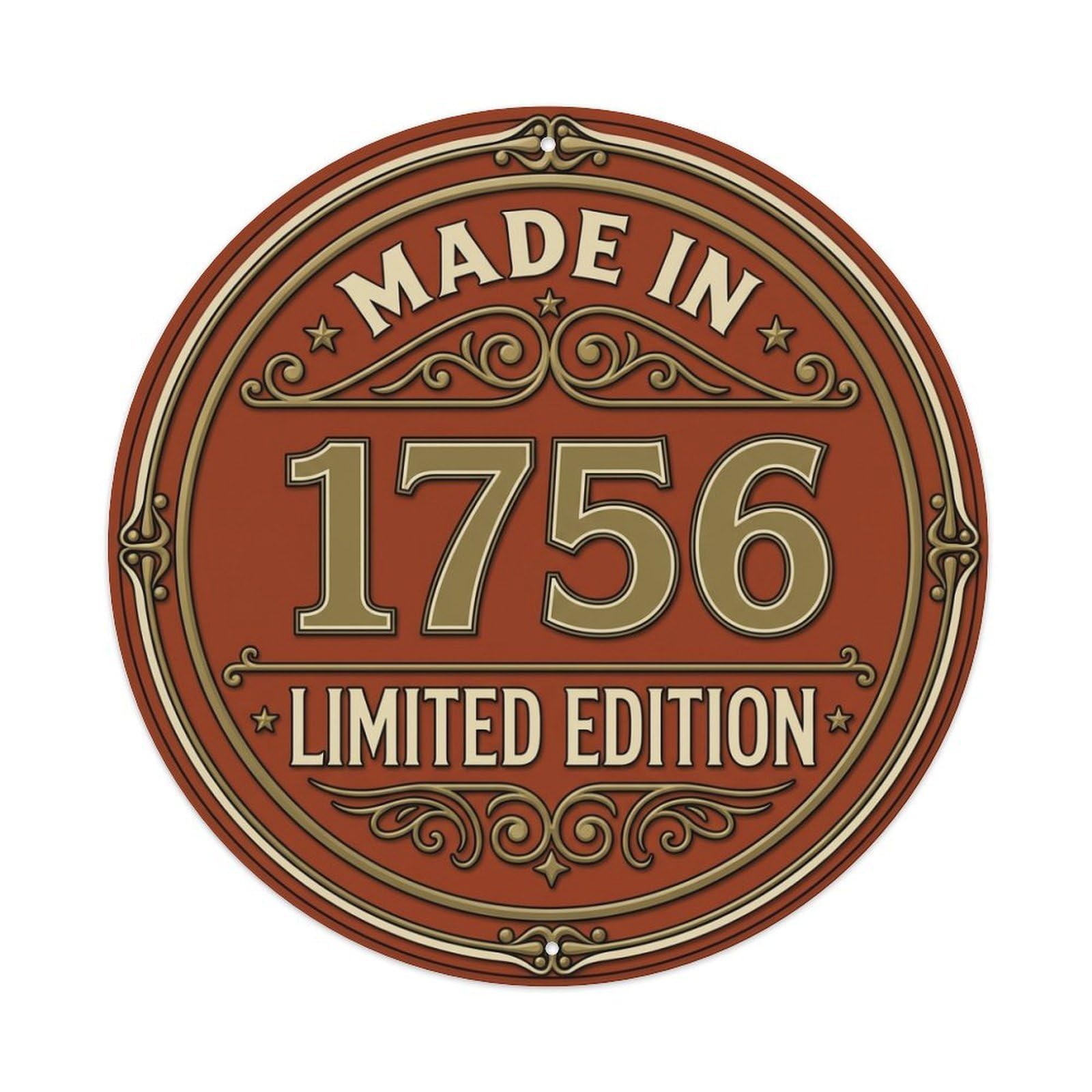 Made In 1756 Limited Edition Metal Tin Sign