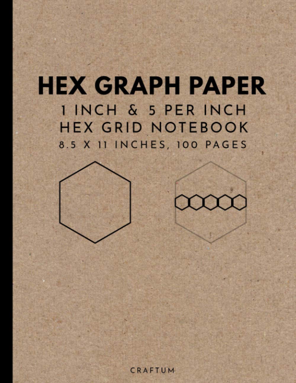 Hex Graph Paper: 1"/0.25" Multipurpose Hexagonal Graph Paper; for RPG games, Wargaming, Quilting, Patchworking & rganic Chemistry