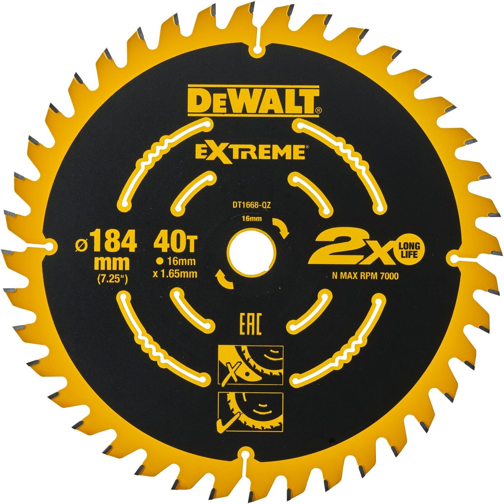 DEWALT DEWDT1668QZ Blades for Cordless Saws