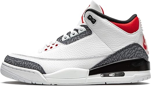 Jordan Mens Air 3 Retro Se DNM Fire Red Cz6431 100 Size - 11.5