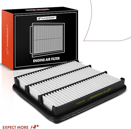 Miniatura 9 de A-Premium Filtro de aire de motor de 2 piezas compatible con Chevrolet Epica y Suzuki Verona, 2004-2006, 2.5L, repuesto # 13780-86Z00