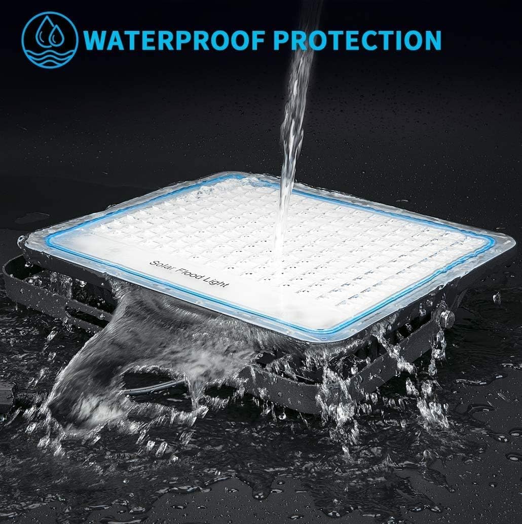 Crеаtіvе Prоduсt 200W Solar Flood Light 360LED White 6500K Solar Lamps for Outside, IP67, with Remote Controlled led Flood Light Outside Dusk Until Dawn, for Backyard | Garage | Garden