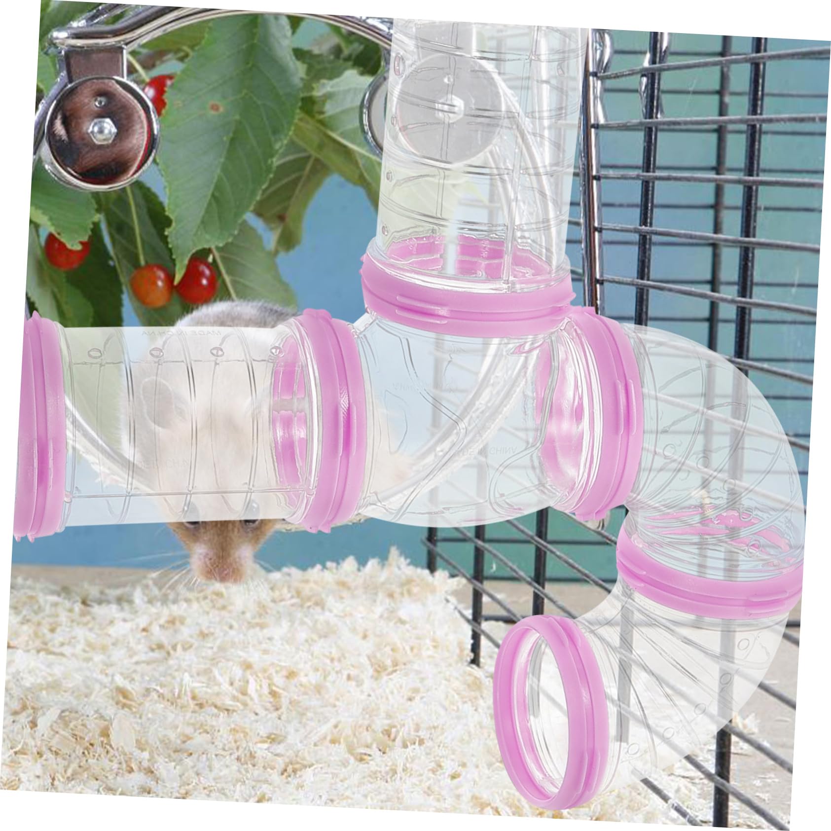 Selbstgemacht Käfigtunnel für Hamsterkäfige, 2 Satz Kunststoff