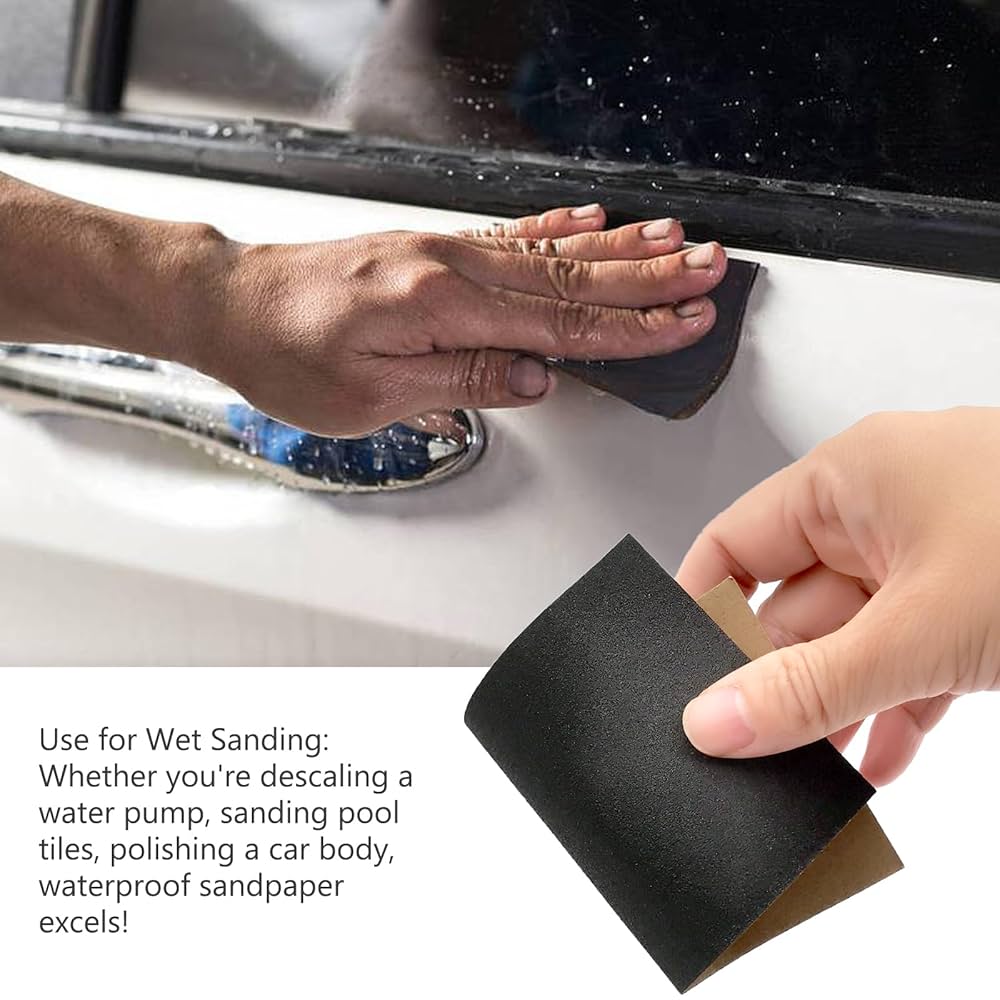 72 PCS Sandpaper, Premium Wet Dry Waterproof Sand Paper, 1500 To 7000 Assorted Grit Sanding Paper For Automotive Sanding, Furniture Finishing, Metal Sanding, Wood Turing Finishing And More (2