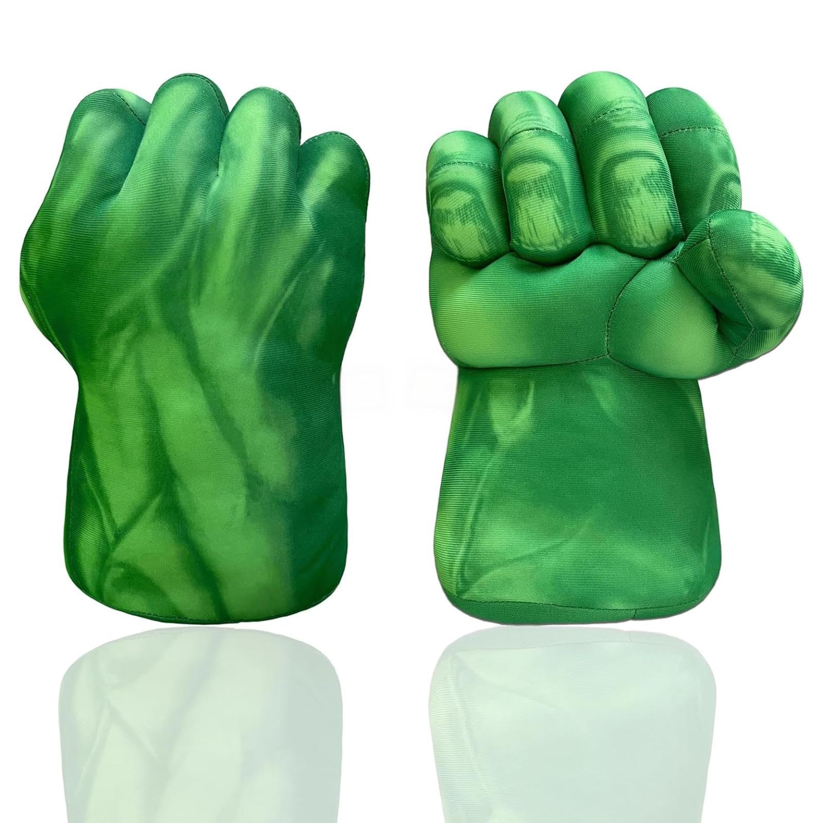Guantoni da Boxe per Bambini,Guanti Giocattoli,Verde Morbidi Pugni di Peluche con Cinghie,Regali Morbido Peluche Ragazzi Ragazze