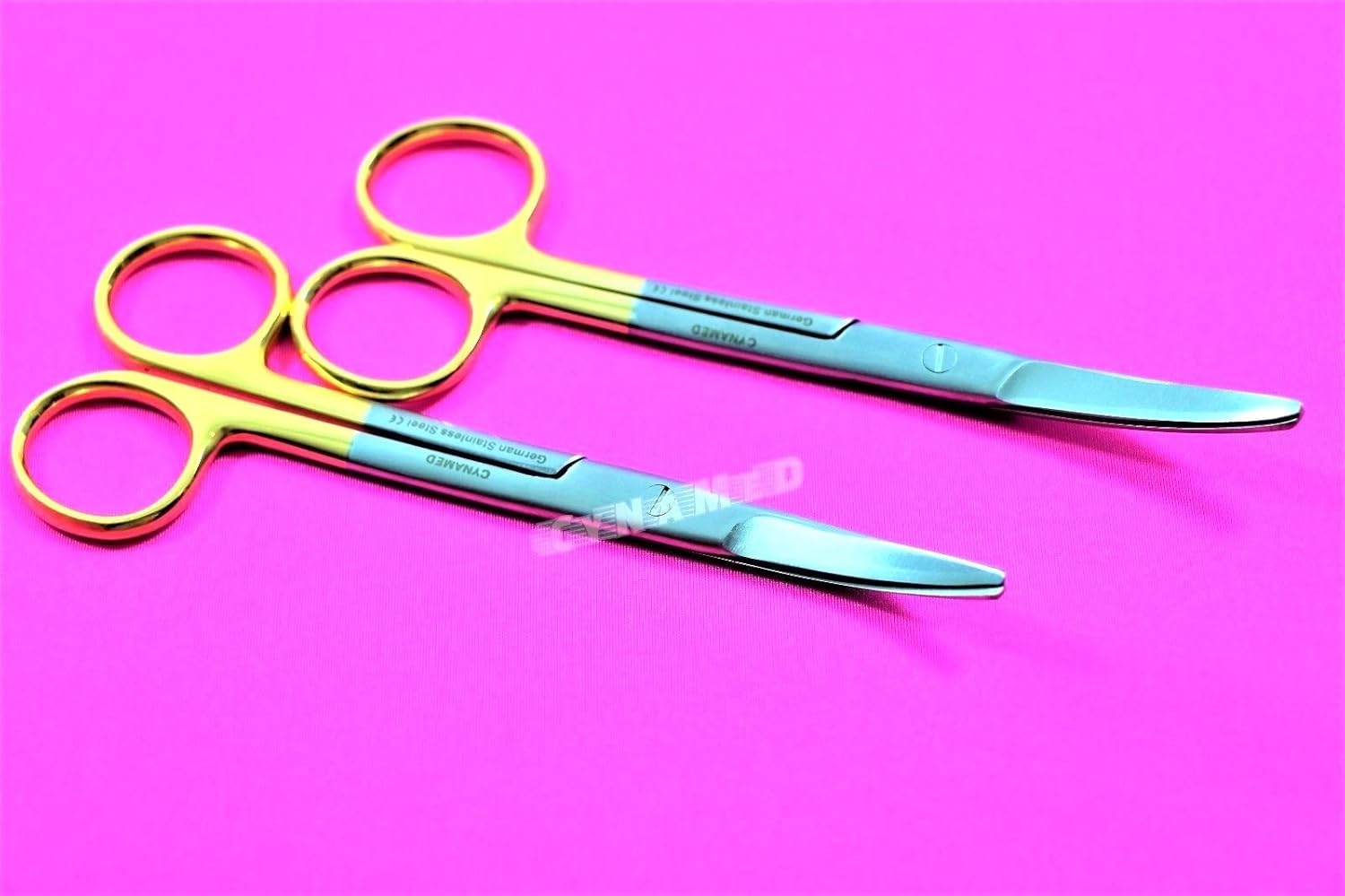 German 2 EA Operating Mayo Scissors Curved 5.5 inches CYNAMED