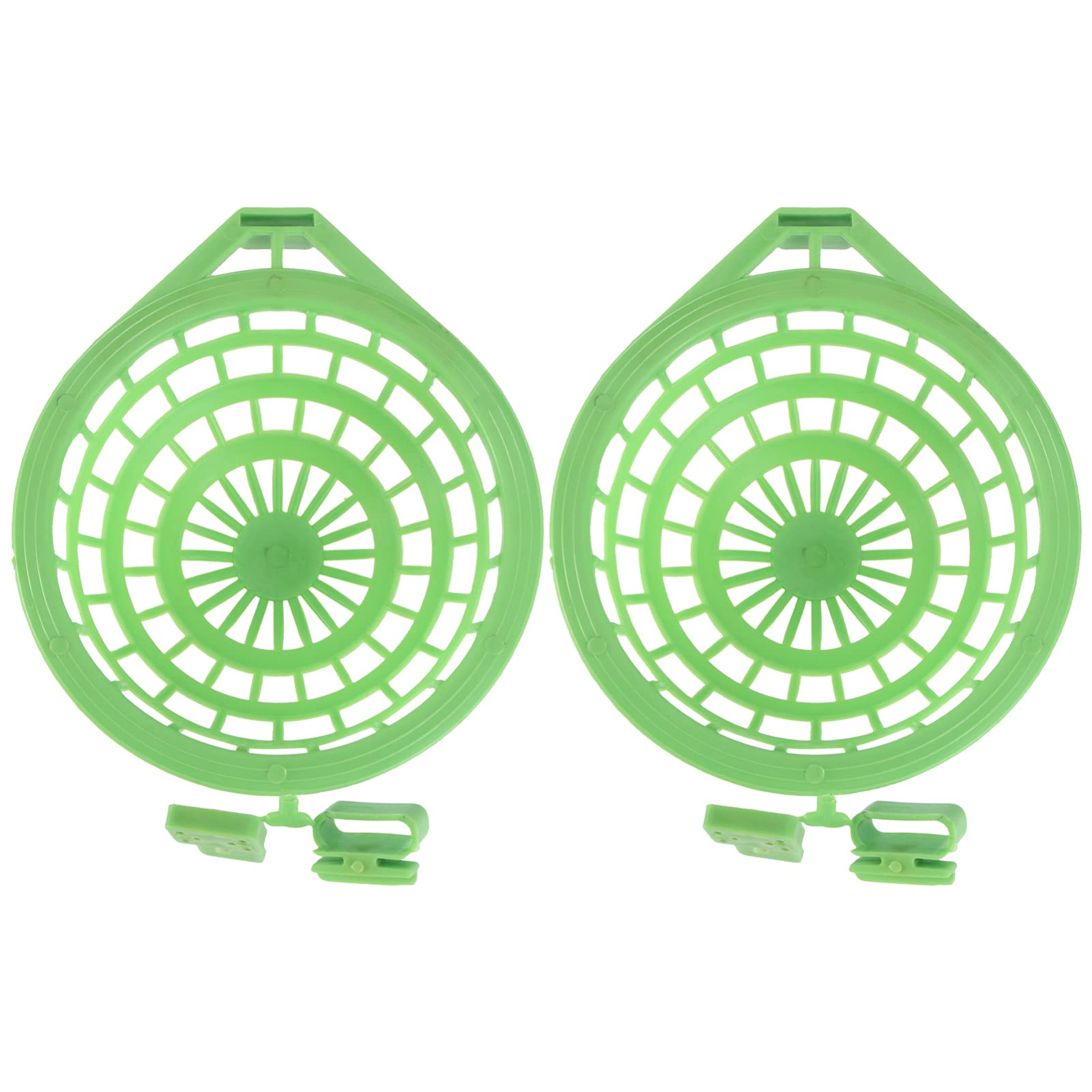 6 Pots De Nid Pour Oiseaux | Maison De Nidification Pour Canaris, Perruches, Petits Oiseaux | Plastique Vert | Cage