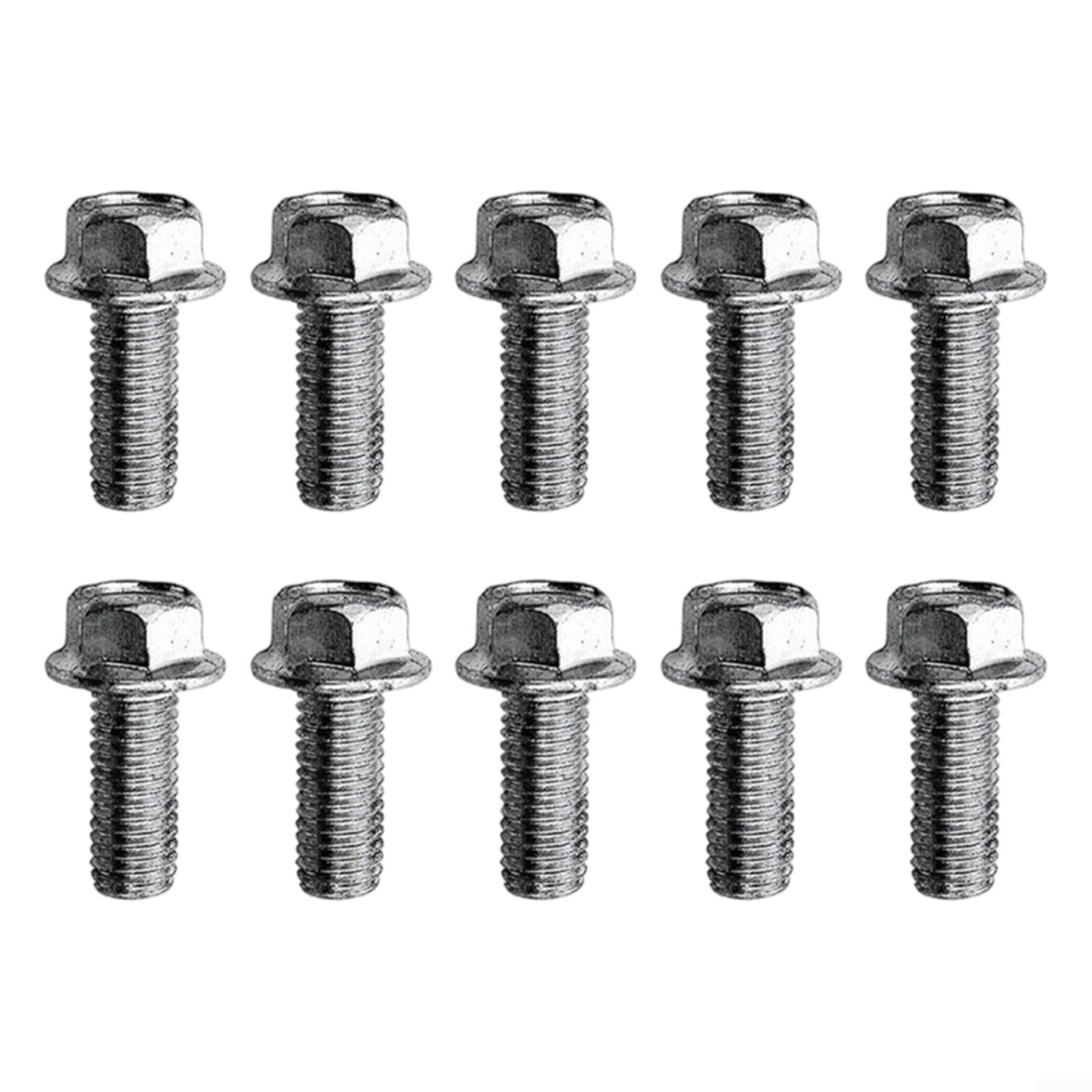 FUBESK Bullone di montaggio per unità di taglio compatibile con tosaerba H e J, vite di fissaggio in metallo 5066754-01 5065702-01 5066454-01, riparazione robusta di ricambio per trattori da prato (10