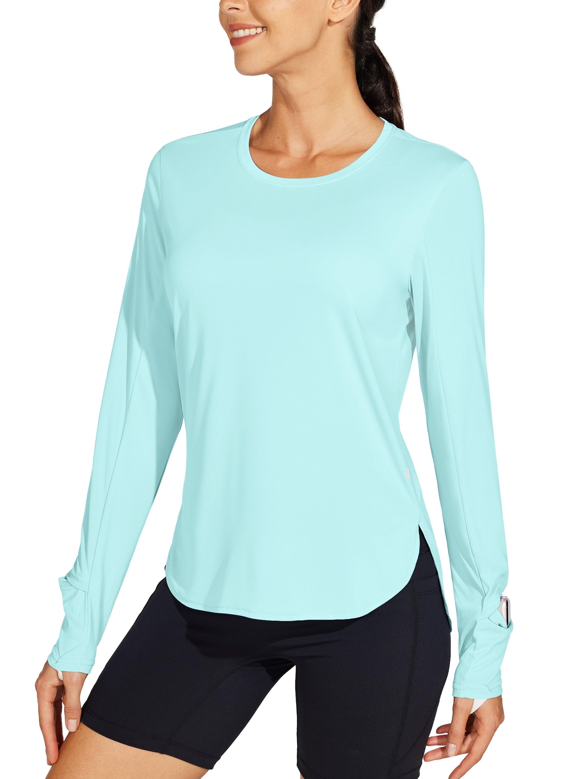 Willit Women's Sun Shirts UPF 50+ SPF Long Sleeve Hiking Lightweight Quick Dry UV Protection Outdoor Clothing