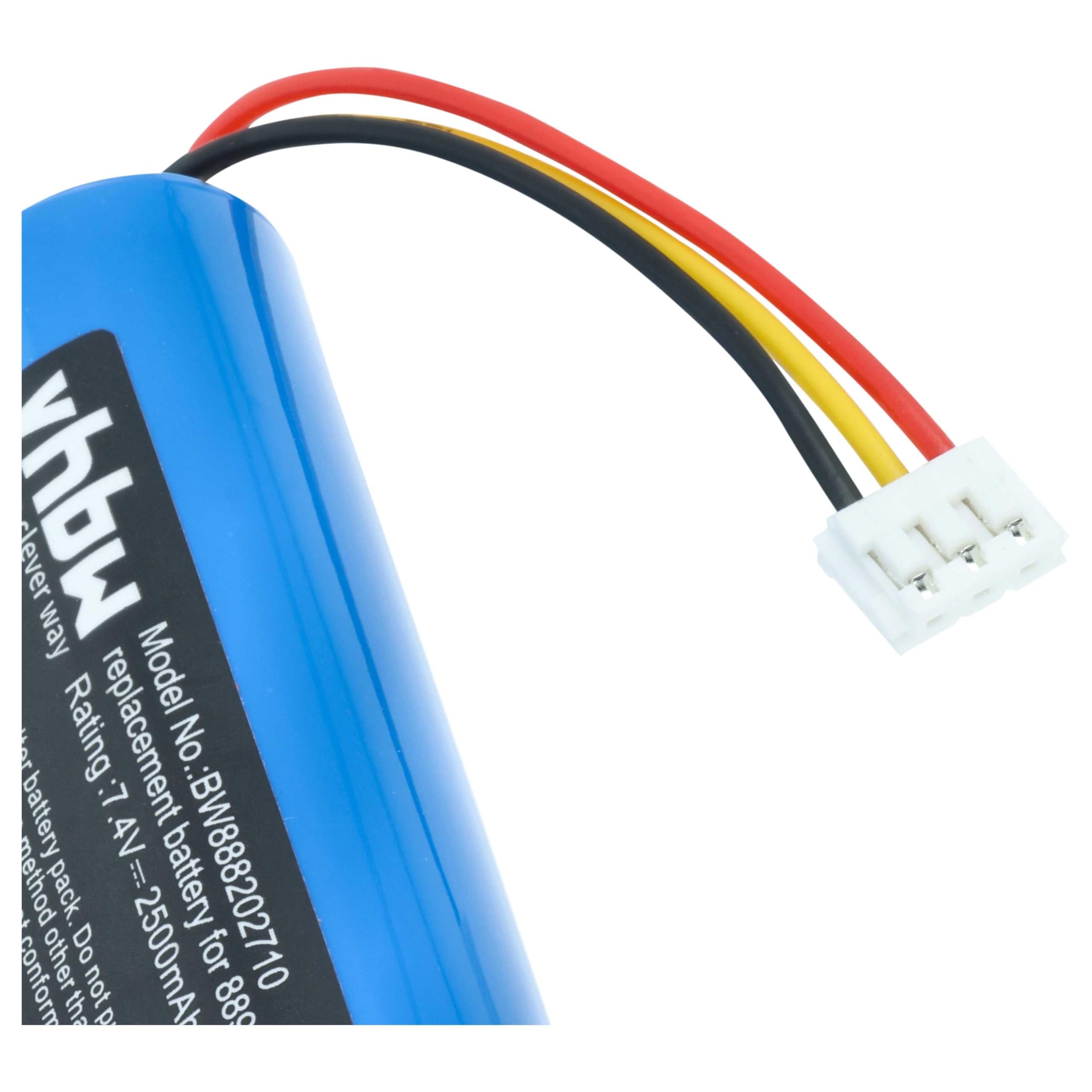 vhbw Akku Ersatz für Gardena 08894-00, 08894-00.640.00, 08894-00.641.00, BF14405 für Elektrowerkzeug (2500 mAh, Li-Ion, 7,4 V)