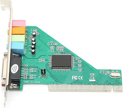 بطاقة صوت PCI 120 ديسيبل، بطاقة صوت محيطي 4 قنوات، تشغيل دوبلكس كامل، تدعم 3D/A3D/DLS/EAX/SPDIF/OUT، لنظام التشغيل Windows 98/2000//NT