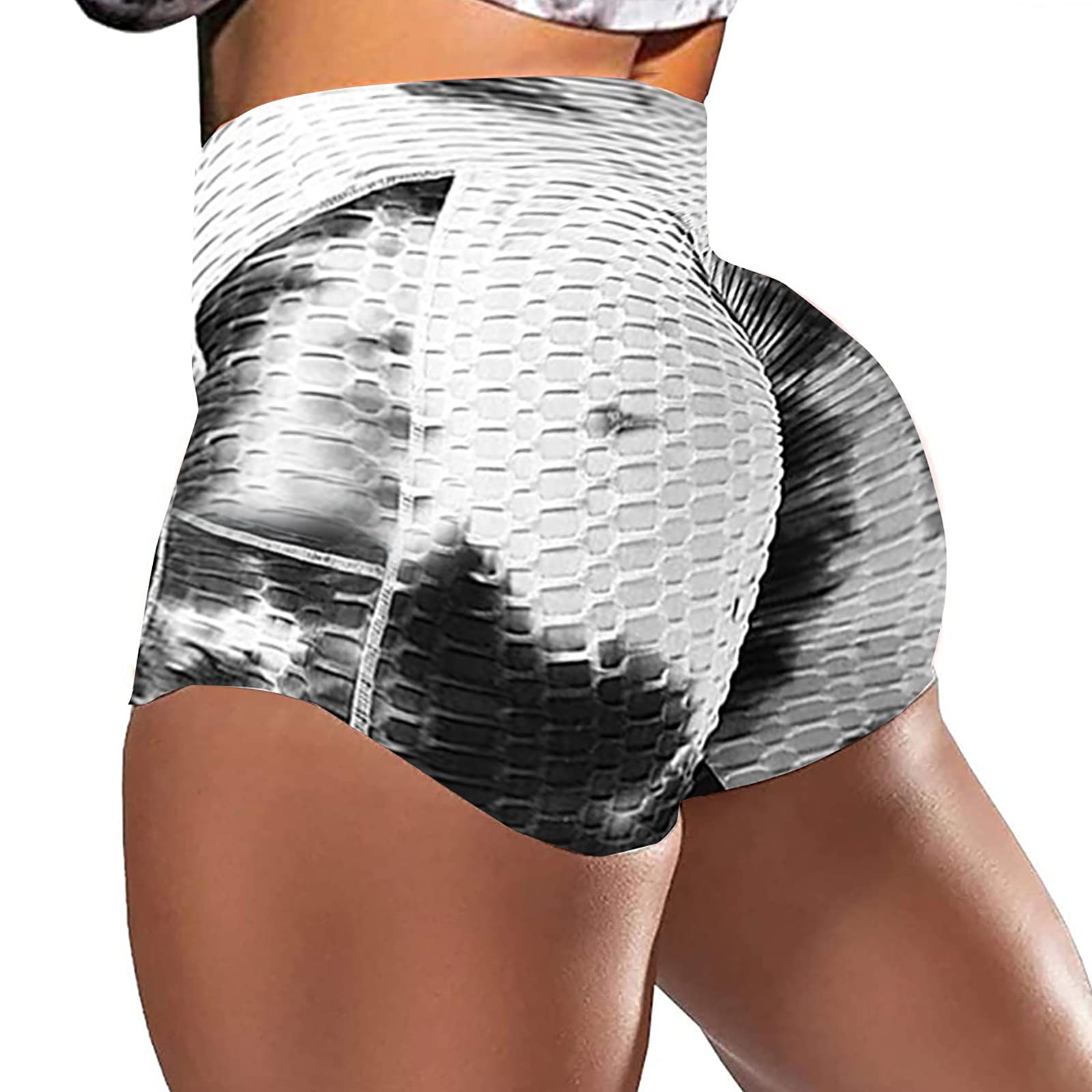 CofeeMOBravetoshop TIK T ok Leggings Shorts for Women High Waisted Butt Lift Workout Shorts Scrunch Booty Yoga Pants